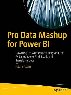 cover image of Pro Data Mashup for Power BI